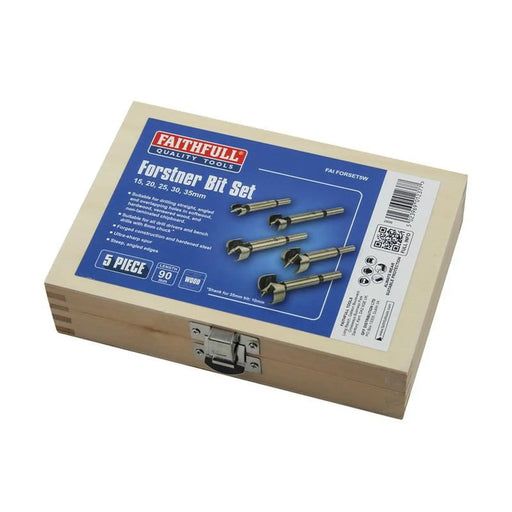 Faithfull Forstner Bit Set, 5 Piece