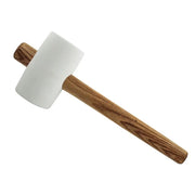 Faithfull White Rubber Mallet 24oz Heavy Duty Tool
