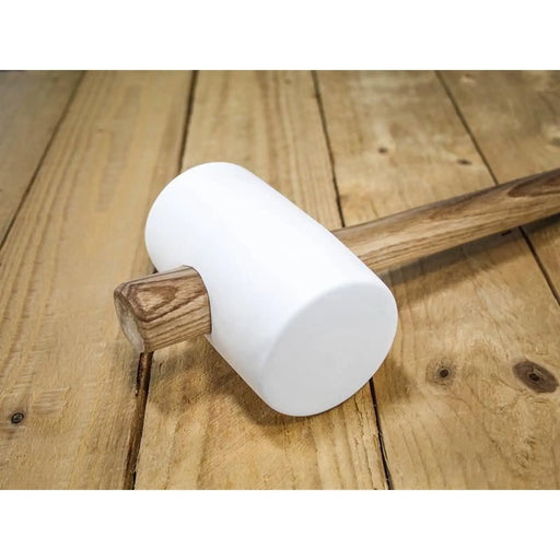Faithfull White Rubber Mallet 24oz Heavy Duty Tool