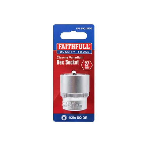 Faithfull Hex Socket 1/2in Drive 27mm