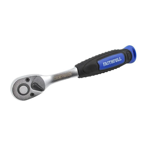 Faithfull Quick Release Ratchet Handle - 3/8in Square Drive