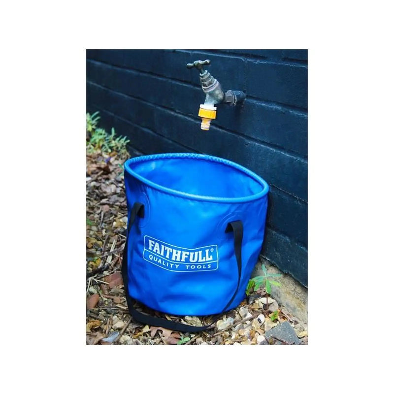 Faithfull Collapsible Bucket 12L Heavy Duty Tool