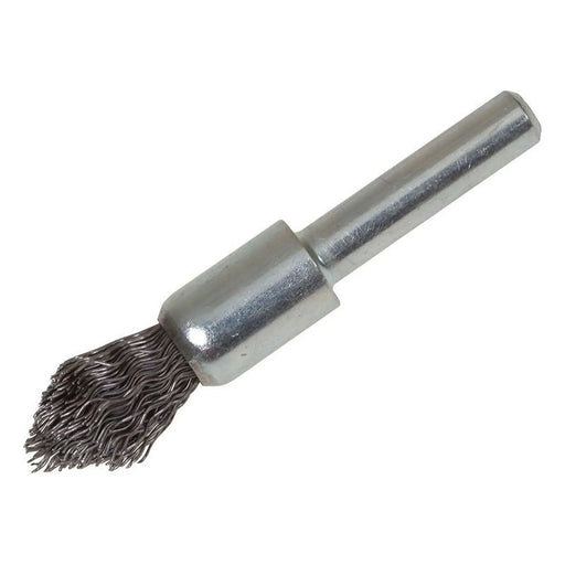 Lessmann Pointed End Brush with Shank 12/60 x 20mm, 0.30 Steel Wire