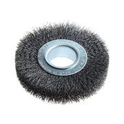 Lessmann Wheel Brush D100mm x W20-22 x 30 Bore Steel Wire 0.30 + Adaptors Set 1
