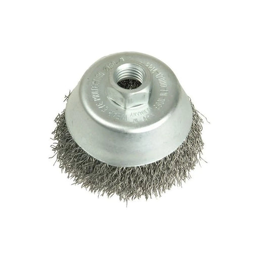 Lessmann Cup Brush 75mm M14, 0.35 Steel Wire