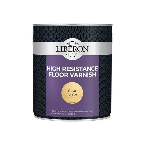 Liberon High Resistance Floor Varnish Clear Satin 2.5 litre