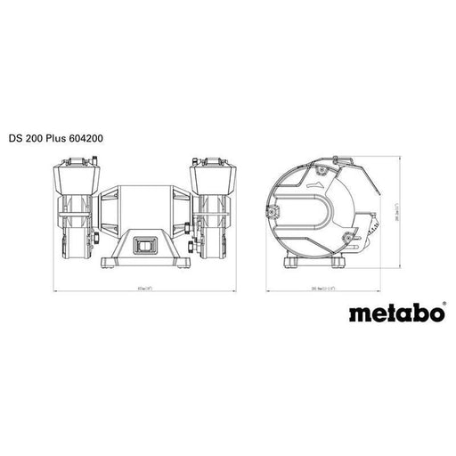 Metabo DS 200 Plus Bench Grinder 600W 240V