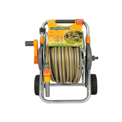 Hozelock 2436 60m Metal Pro Hose Cart & 30m of 12.5mm Hose