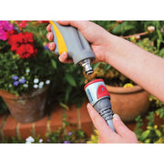 Hozelock 2035 Pro Metal AquaStop Hose Connector 12.5-15mm (1/2-5/8in)