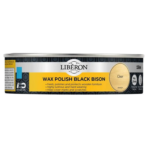 Liberon Black Bison Wax Paste Clear 150ml