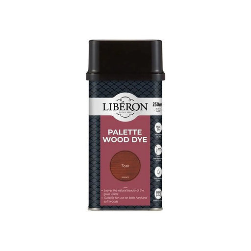 Liberon Palette Wood Dye Teak 250ml