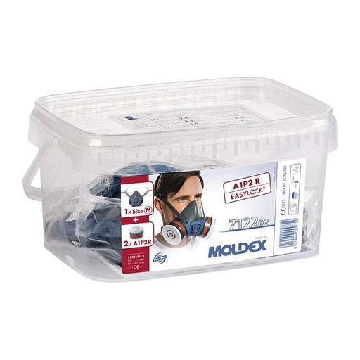 Moldex Series 7000 Half Mask (Medium) + 2 x A1P2 R Filters + Storage Box