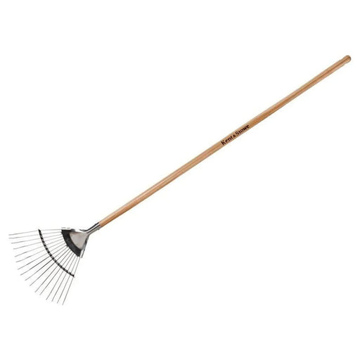 Kent & Stowe Stainless Steel Garden Life Lawn Rake, FSC®