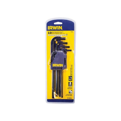 Irwin® T10756 Metric Long Arm Hex Key Set, 10 Piece