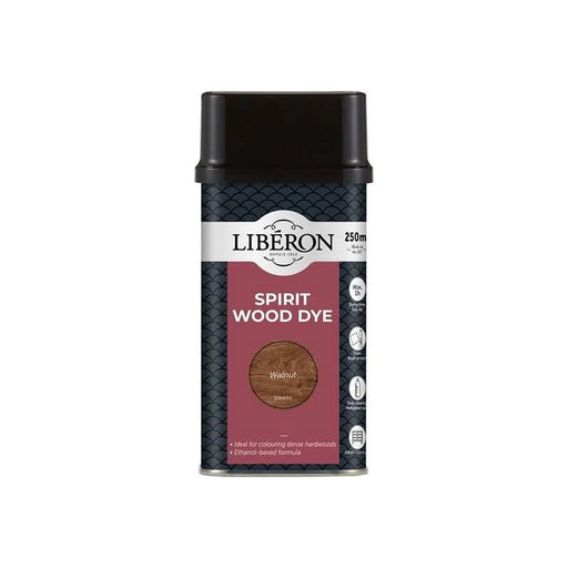 Liberon Spirit Wood Dye Walnut 250ml