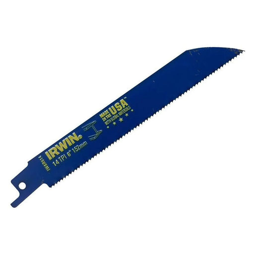 Irwin® 614R Sabre Saw Blade Metal Cutting 150mm 14 TPI Pack of 25