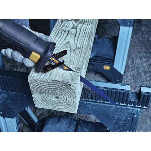 Irwin® 156R Sabre Saw Blade Nail Embedded Wood Cutting 300mm Pack of 5