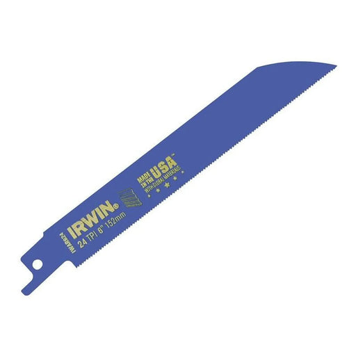 Irwin® 624R Sabre Saw Blade Metal Cutting 150mm 24 TPI Pack of 5