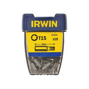 Irwin® TORX Insert Bits TX15 25mm (Pack 10)