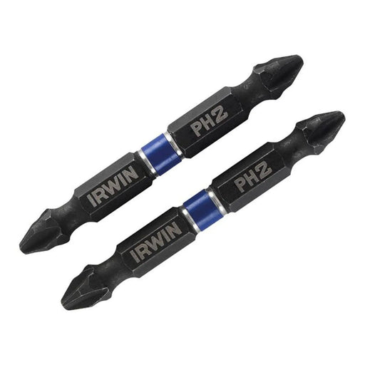Irwin® Impact Double-Ended Screwdriver Bits Phillips PH2 60mm (Pack 2)