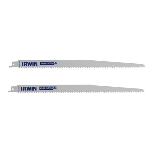 Irwin® Sabre Saw Blade Coarse Wood Cutting 305mm Pack of 2