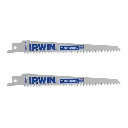 Irwin® Sabre Saw Blade Wood/PVC Cutting 152mm Pack of 2