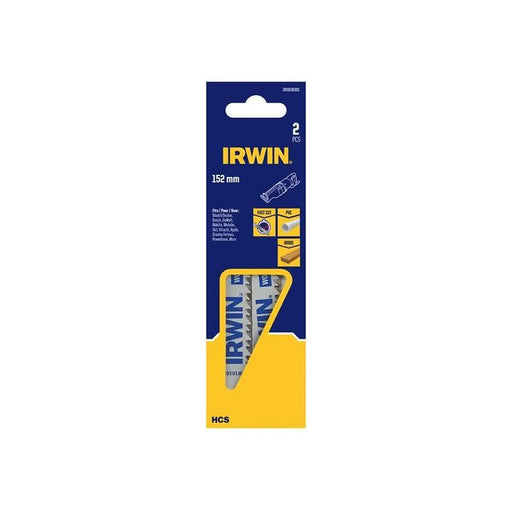 Irwin® Sabre Saw Blade Wood/PVC Cutting 152mm Pack of 2
