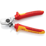 Knipex VDE Cable Shears with Return Spring 165mm