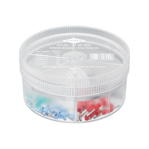 Knipex Insulated Wire Ferrules Assortment Box, 150 Piece