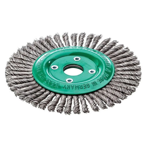 Lessmann Pipeline Brush 48 Knots 178 x 22.2mm Bore Stainless Steel Wire