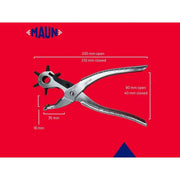 Maun Revolving Leather Hole Punch Pliers