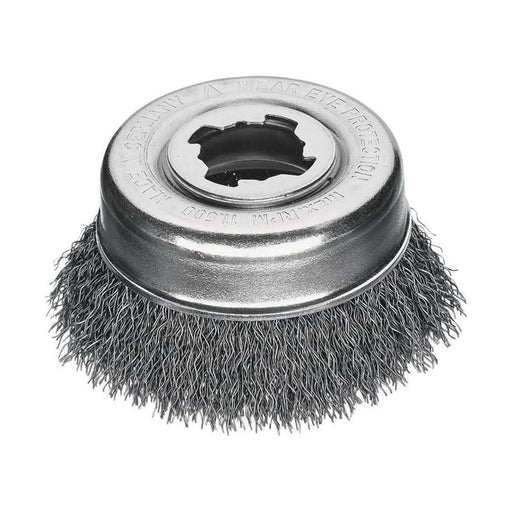 Lessmann X-Lock Crimped Cup Steel Brush 85mm Non Spark