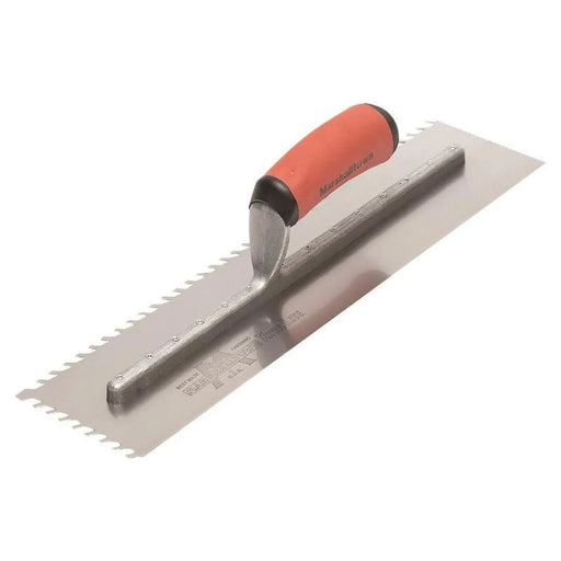 Marshalltown LayFlat 13mm Notch Trowel 16 x 4in