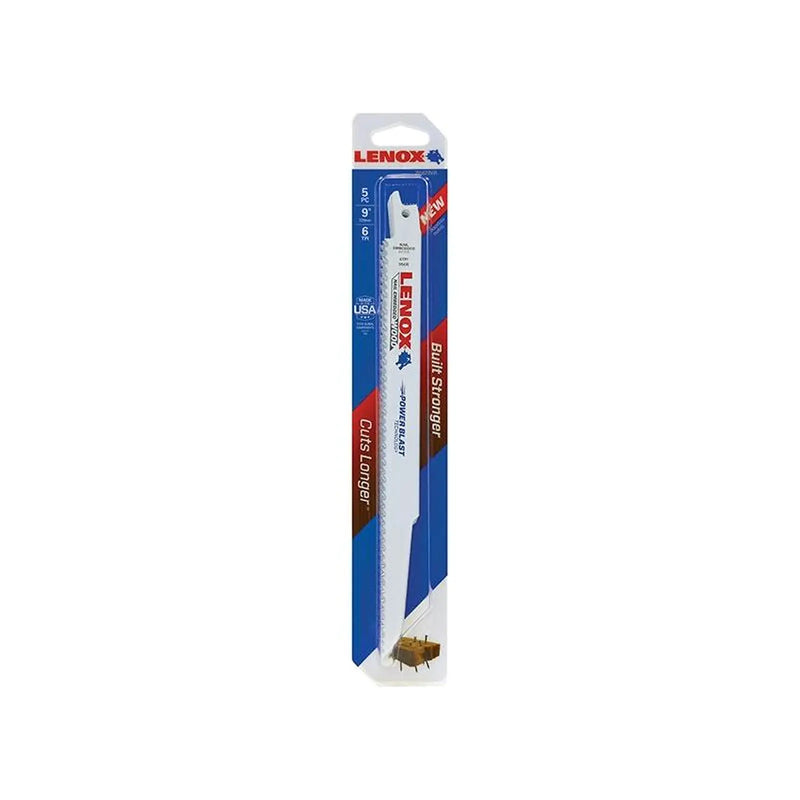 Lenox 20582-956R Wood Cutting Reciprocating Saw Blade 230mm 6 TPI (Pack 5)