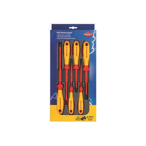 Knipex VDE Screwdriver Set, 6 Piece