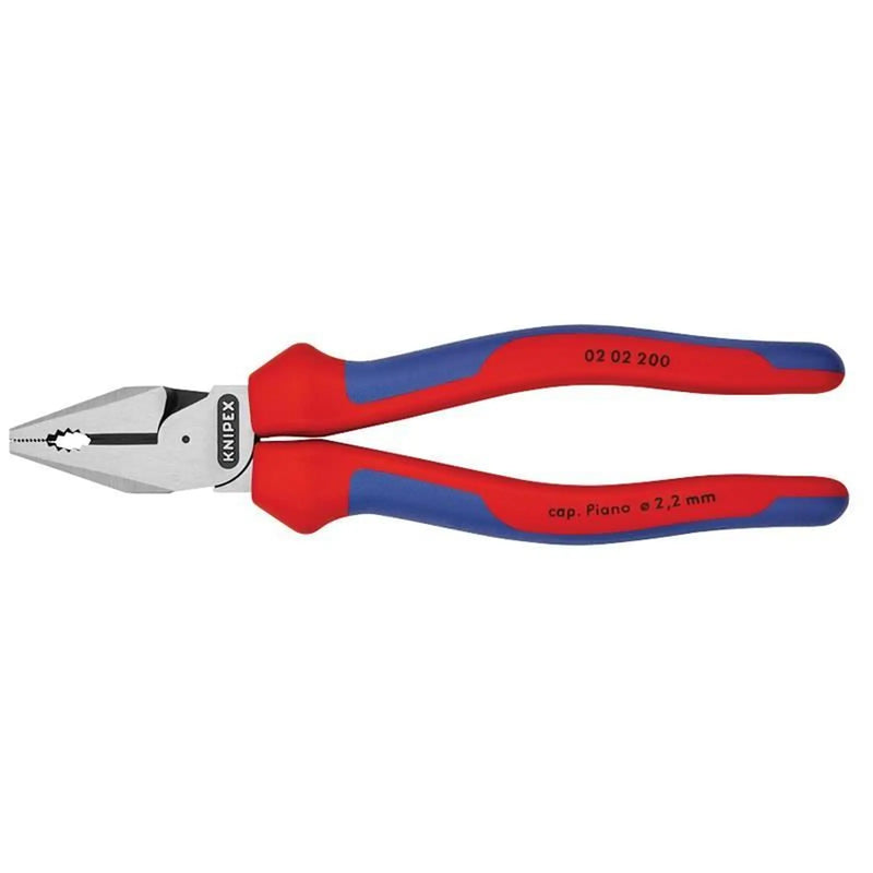 Knipex High Leverage Combination Pliers Multi-Component Grip 200mm