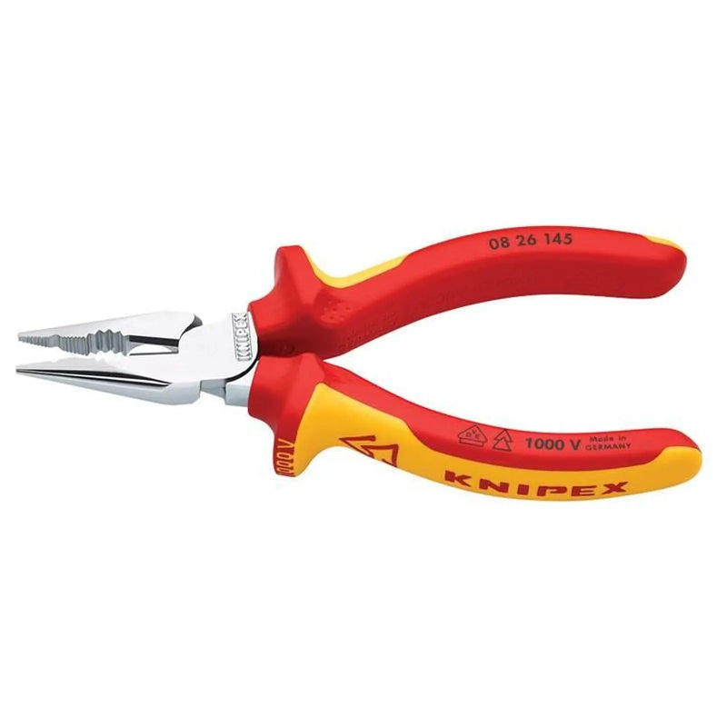 Knipex VDE High Leverage Needle Nose Pliers 145mm
