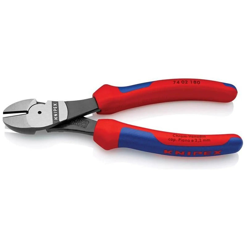 Knipex High Leverage Diagonal Cutters Multi-Component Grip 180mm