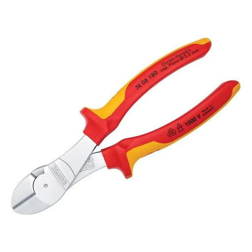 Knipex VDE High Leverage Diagonal Cutter 180mm