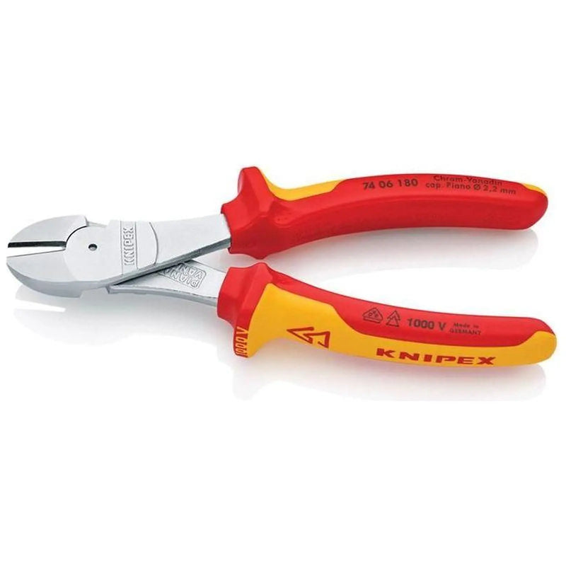 Knipex VDE High Leverage Diagonal Cutter 180mm