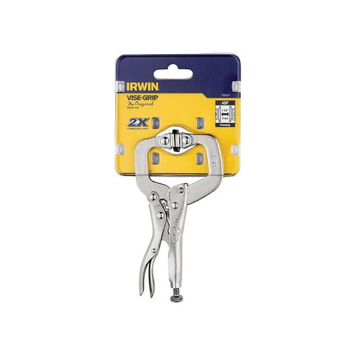 Irwin® Vise-Grip® 4SP Locking C-Clamp Swivel Pad 100mm (4in)