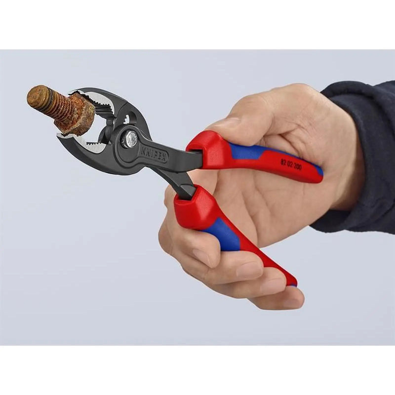 Knipex TwinGrip Slip Joint Pliers Multi-Component Grip 200mm