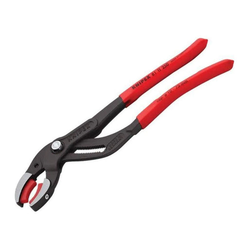 Knipex Plastic Pipe Grip Pliers Plastic Jaws Black 250mm