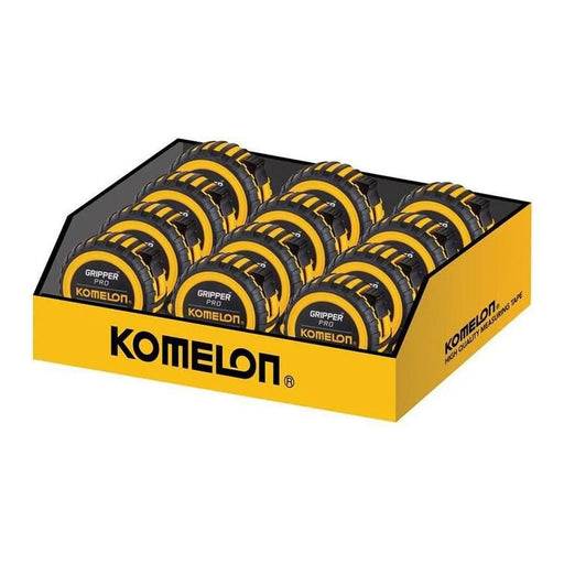 Komelon Gripper™ Tape 8m/26ft (Width 25mm) Display of 12
