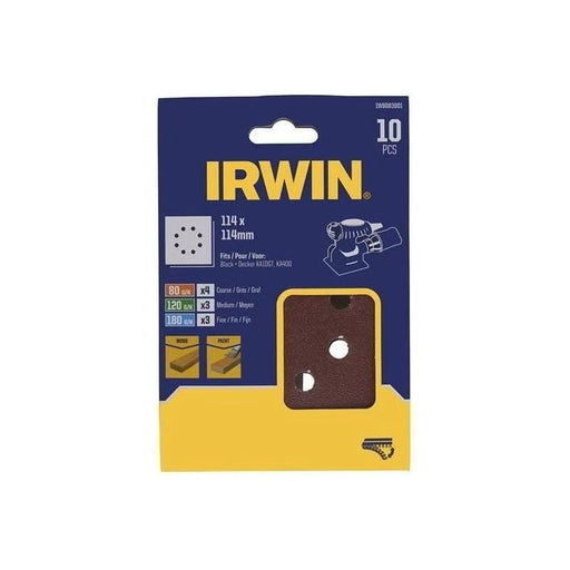 Irwin® 1/4 Punched Sanding Sheet Set, 10 Piece