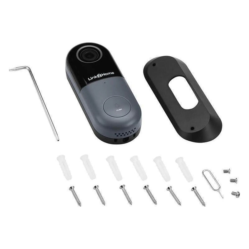 Link2Home Weatherproof (IP54) Smart Wired Doorbell