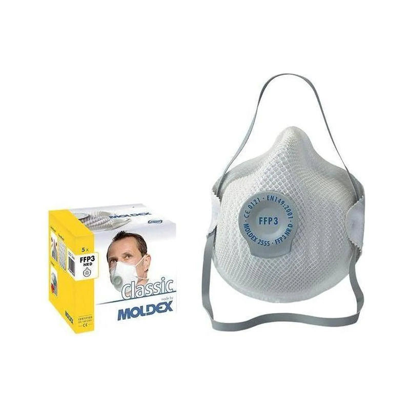 Moldex Classic Series FFP3 NR D Valved Mask (Pack 5)