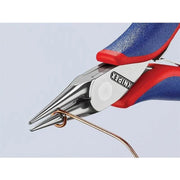 Knipex Round Nose Electronics Pliers Multi-Component Grip 115mm