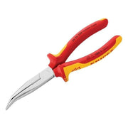 Knipex VDE Long Bent Snipe Nose Side Cutting Pliers 200mm