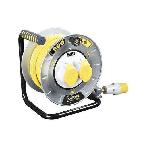 Masterplug PRO-XT Metal Cable Reel 110V 16A Thermal Cut-Out 30m